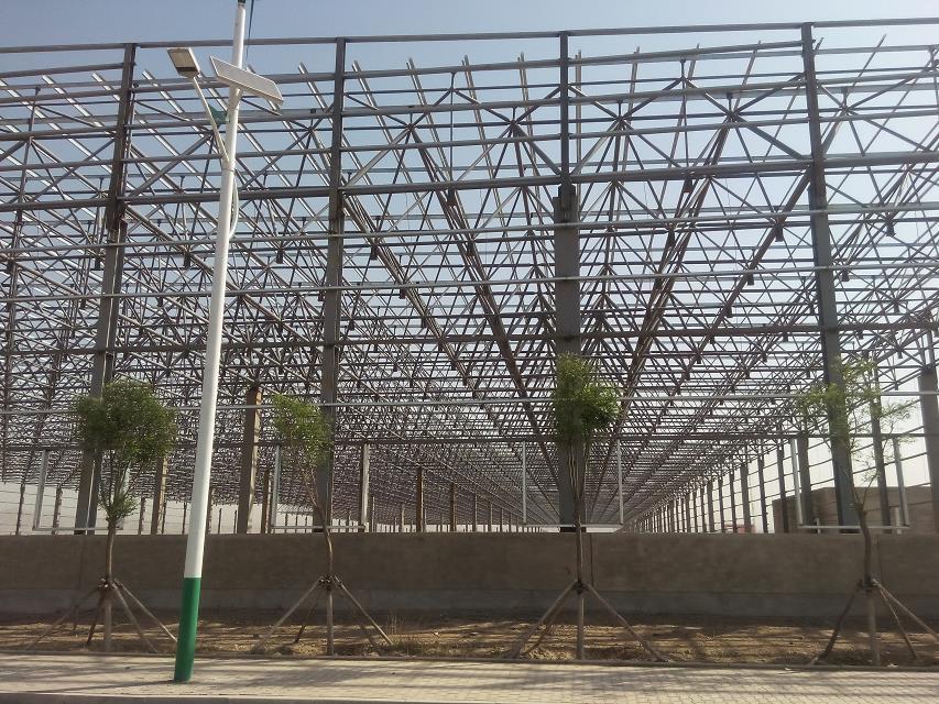沁阳汽车工业厂房网架