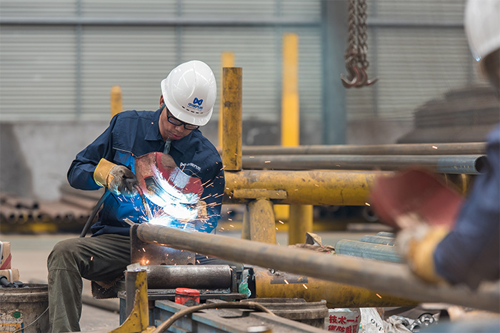 沁阳网架焊接车间